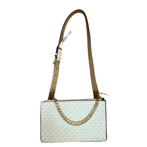 NWT- Michael Kors Logo Fanny Pack Belt Bag - Cream - Picture 9 of 11